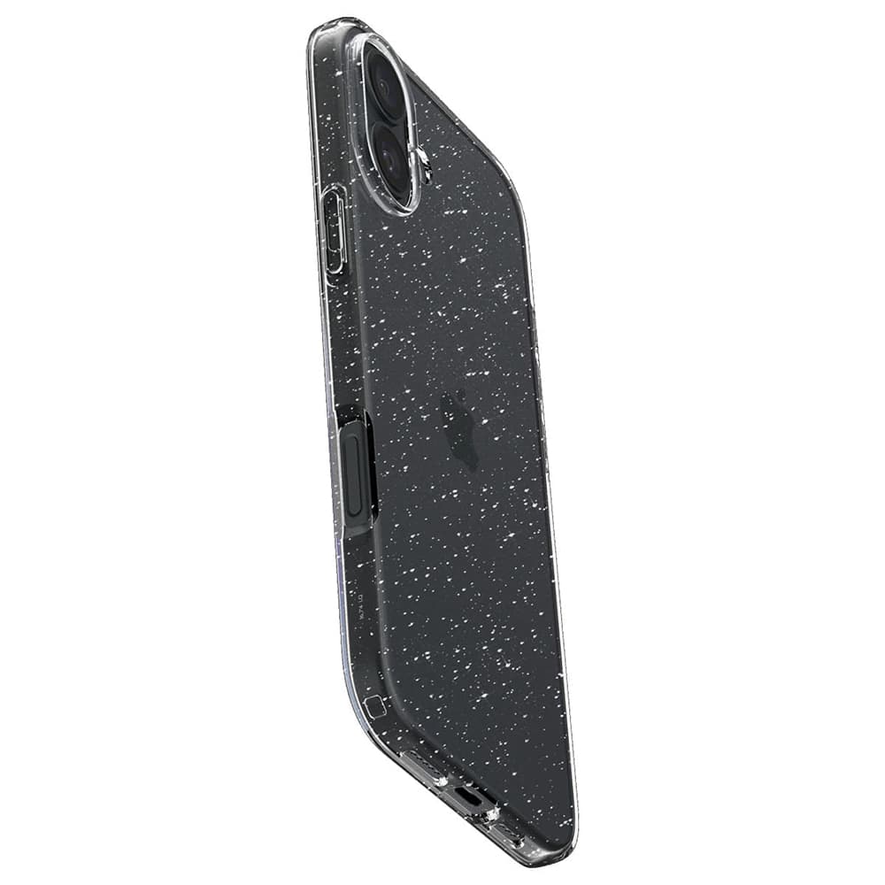 Spigen Liquid Crystal Glitter iPhone 16 Plus Křišťálový křemen - náhled 3
