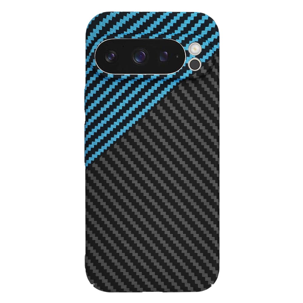 Techsuit Carbonite FiberShell Google Pixel 9 Pro Blue Pulse - náhled 3