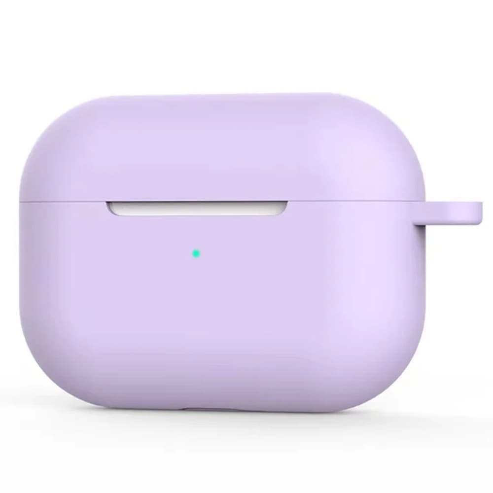 Techsuit silikonové pouzdro pro AirPods 4 hladký ultratenký materiál fialová - náhled 3