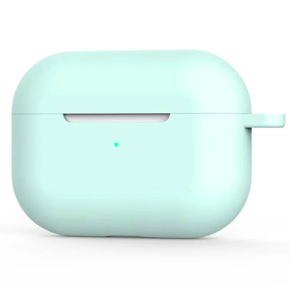 Techsuit silikonové pouzdro pro AirPods 4 hladký ultratenký materiál tyrkysová - náhled 3