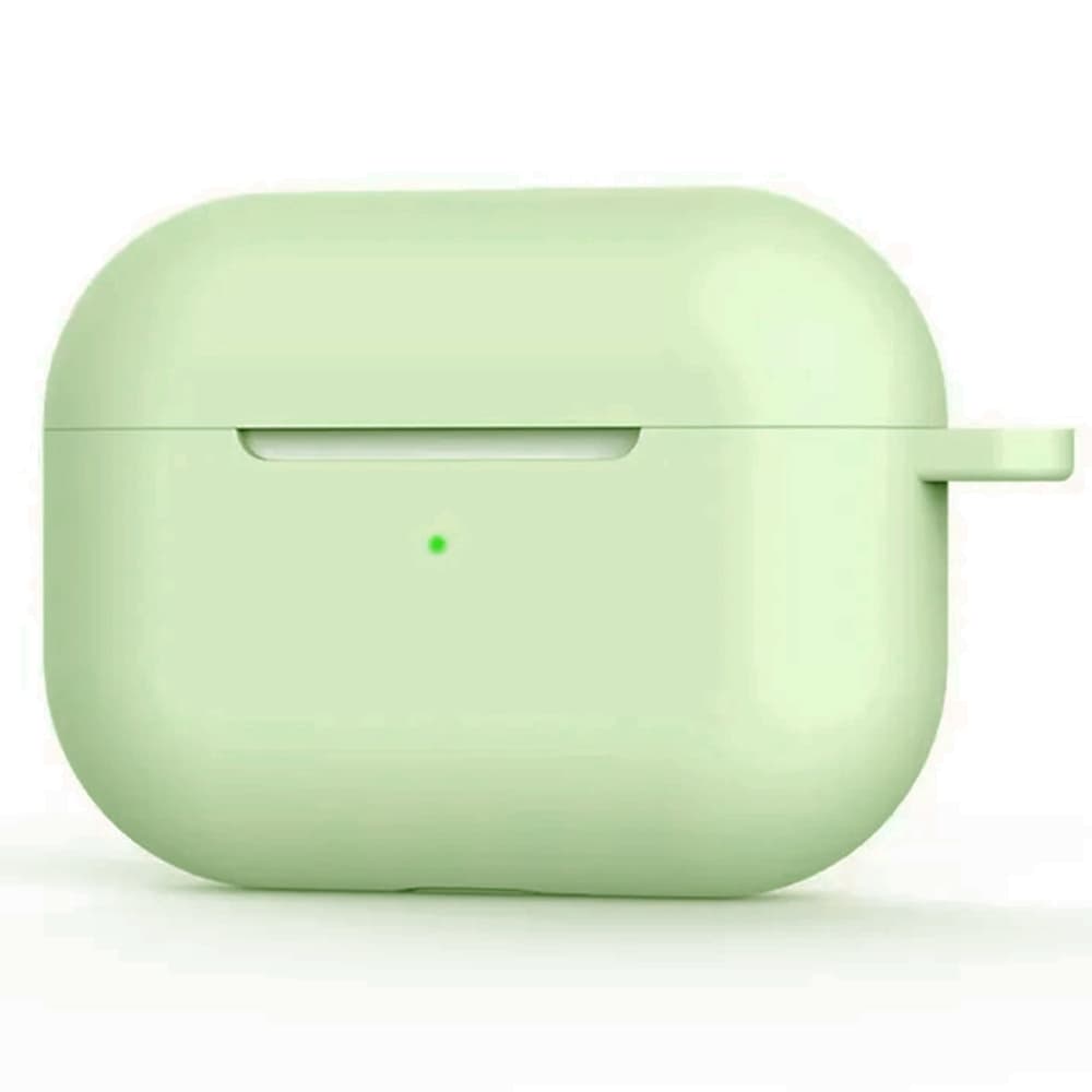 Techsuit silikonové pouzdro pro AirPods 4 hladký ultratenký materiál mátově zelená - náhled 3