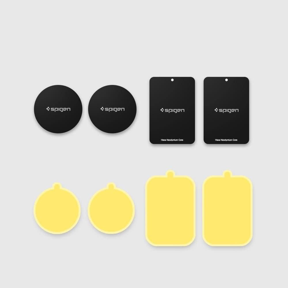 Spigen Kovová destička 4 kusy MP-4P s matným povrchem Black - náhled 3
