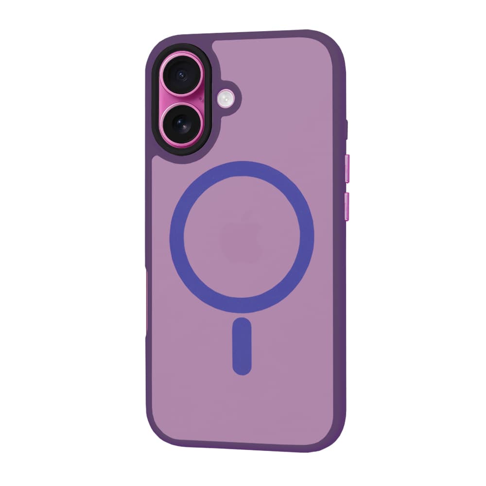 Techsuit HaloFrost MagSafe Series iPhone 16 Plus Hluboká Fialová - náhled 3