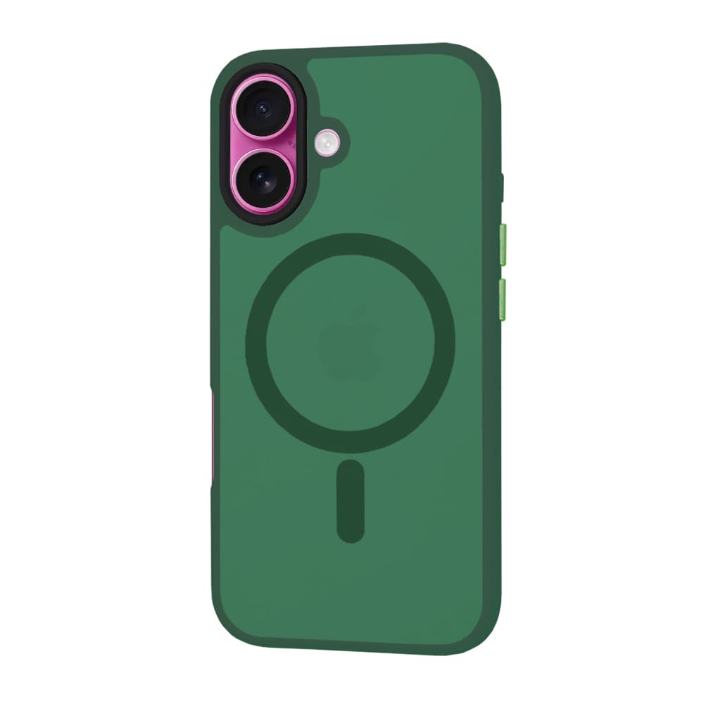 Techsuit HaloFrost MagSafe obal iPhone16Plus Midnight Green - náhled 3