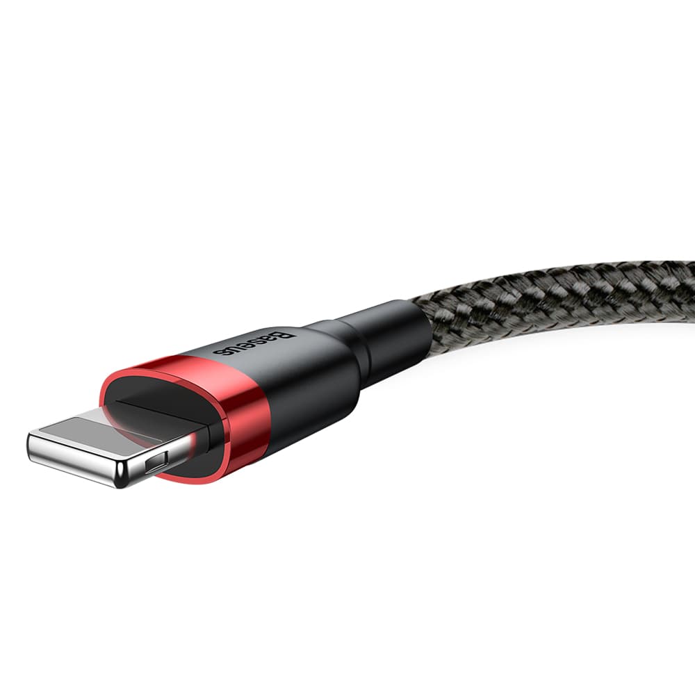 Baseus Datový kabel Cafule USB to Lightning 1.5A 2m Red Black - náhled 3
