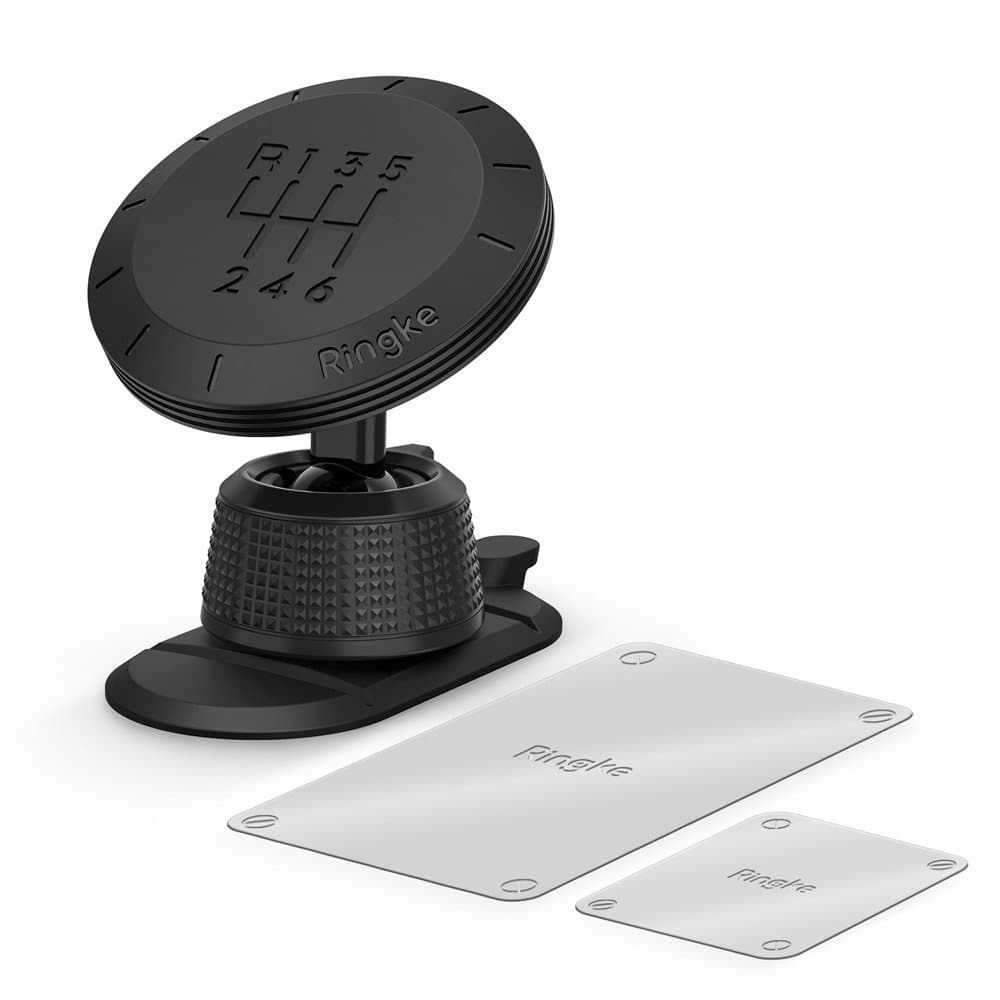 Ringke Držák do auta Gear Mount Design na palubní desku Černý - náhled 3