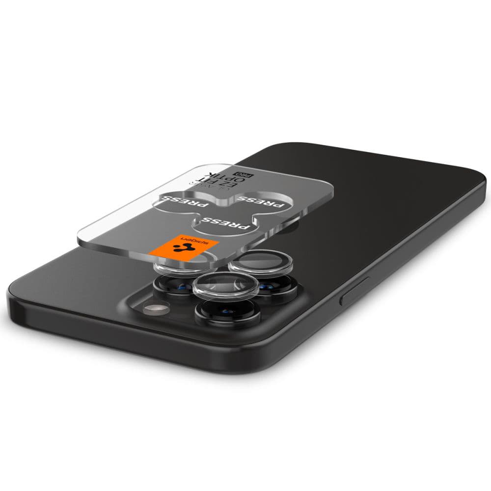 Spigen Optik.tR EZ Fit Pro sklo na kameru iPhone 14 Pro/Pro Max 2 ks čiré - náhled 3