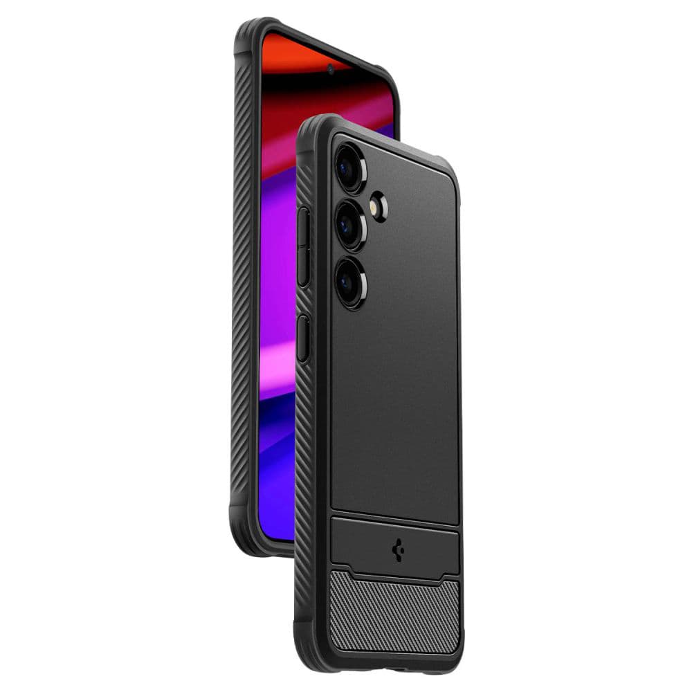 Pouzdro Spigen Rugged Armor pro Samsung Galaxy S24 FE matná černá - náhled 3