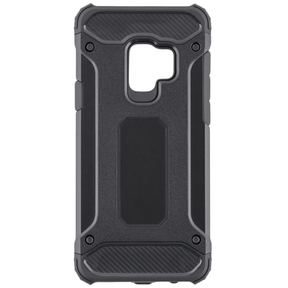 Techsuit Hybridní pouzdro Samsung Galaxy S9 Černá - náhled 3