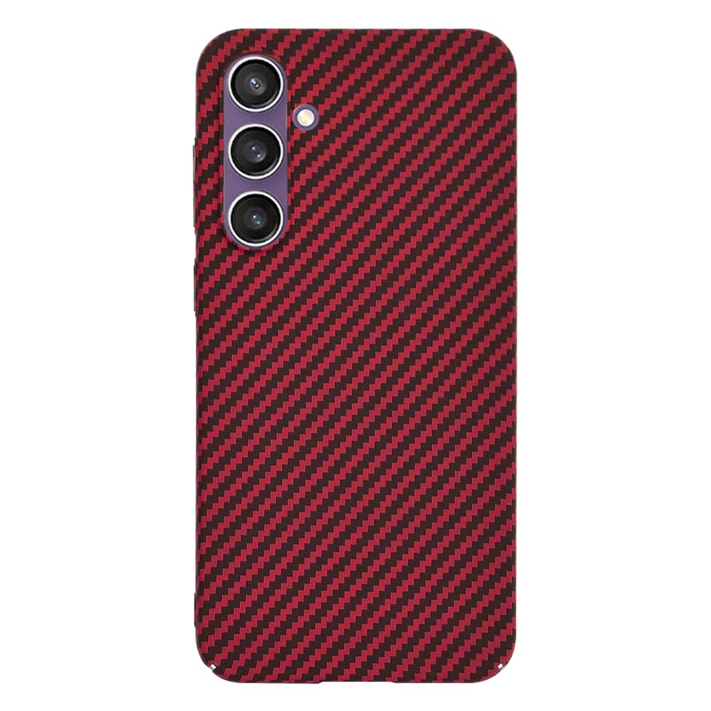 Techsuit Carbonite FiberShell Samsung Galaxy S23 FE Red - náhled 3