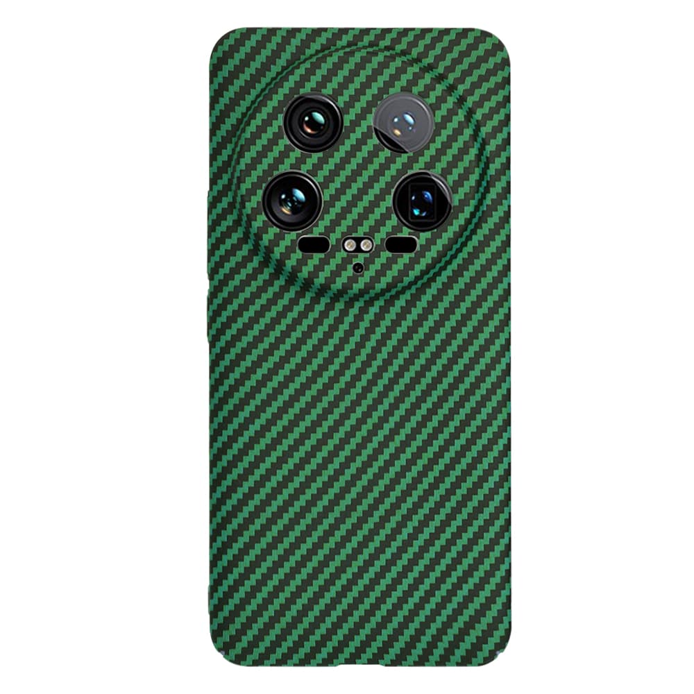 Techsuit Carbonite FiberShell kryt Xiaomi 14 Ultra Green - náhled 3