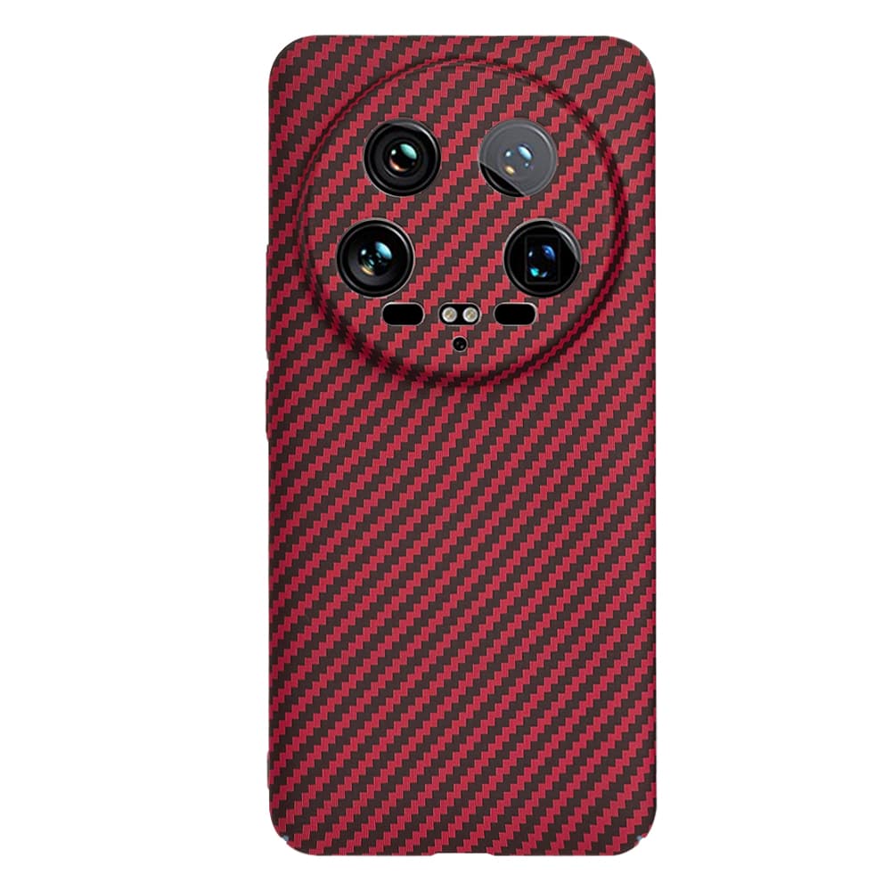 Techsuit Carbonite FiberShell pro Xiaomi 14 Ultra Červený - náhled 3