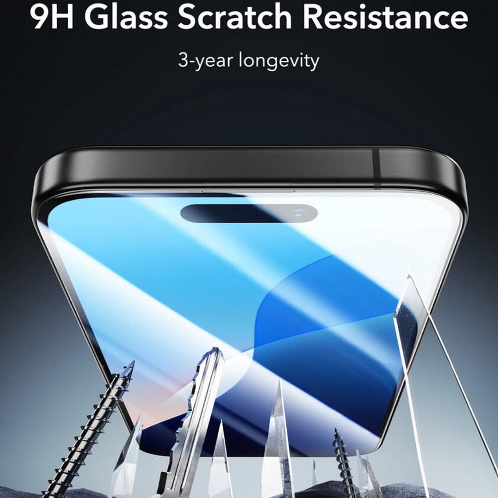 ESR Armorite ochranné sklo iPhone 16 Pro černé - náhled 3