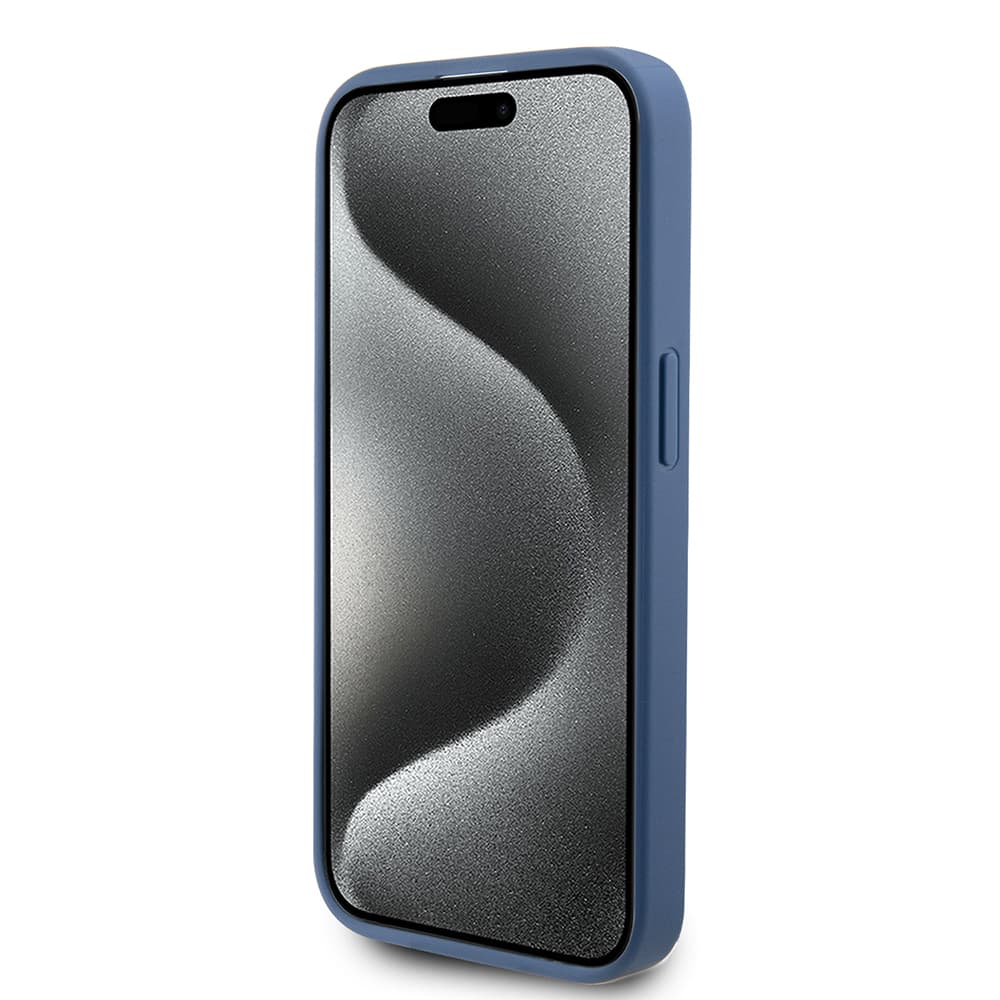 Guess Hardcase 4G Stripe Collection iPhone 15 Pro Modrá - náhled 3