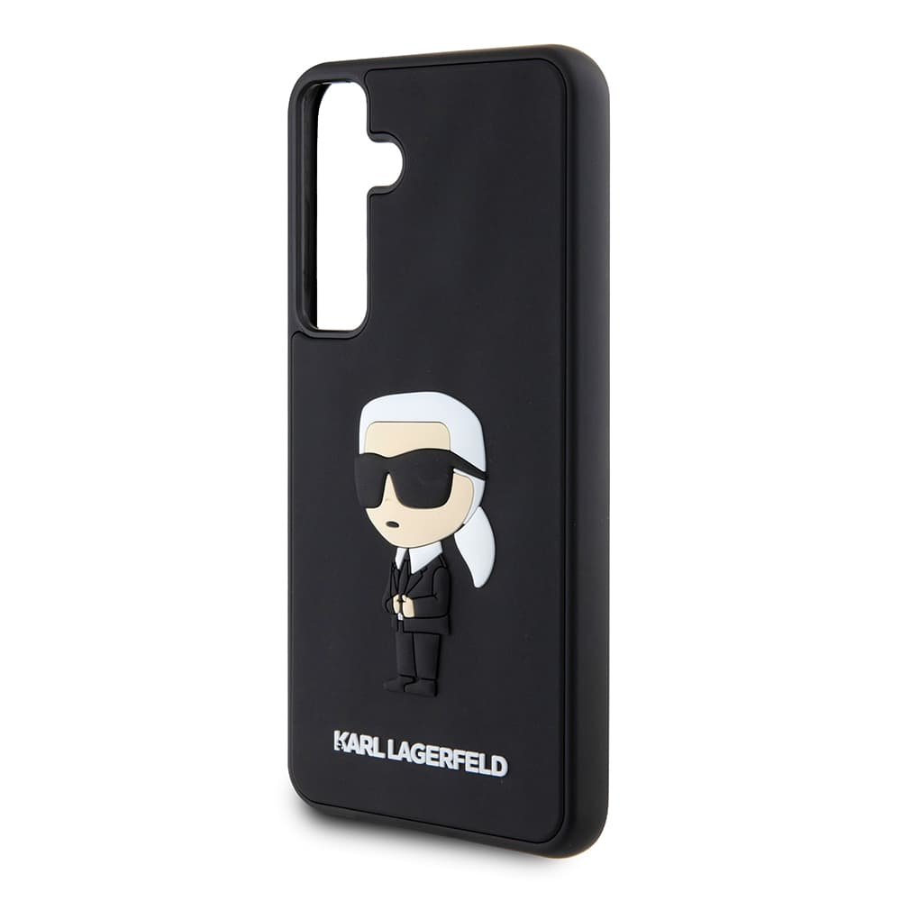 Karl Lagerfeld 3D Design Samsung Galaxy S24 Plus Rubber Ikonik růžová - náhled 3
