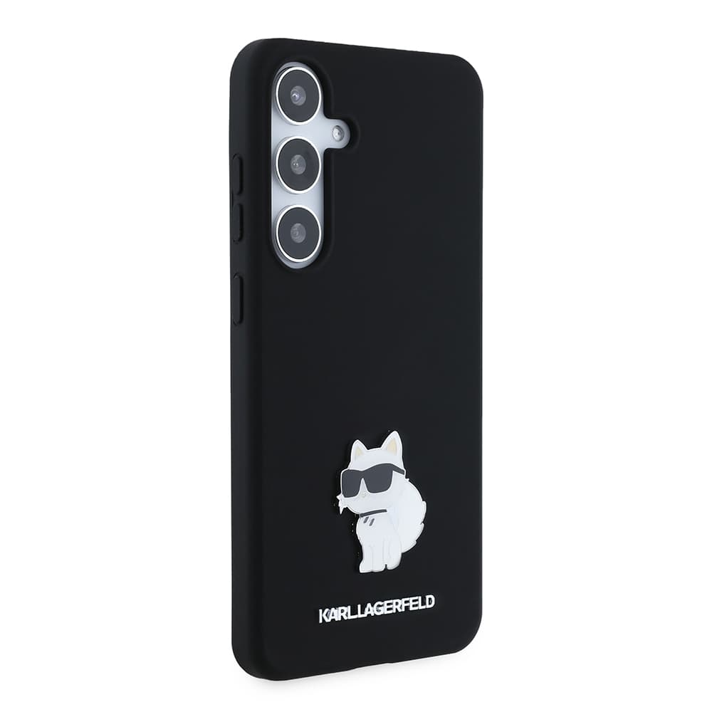 Karl Lagerfeld silikonové pouzdro Samsung Galaxy S24 Plus Choupette růžové - náhled 3