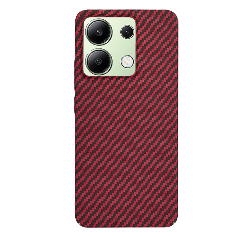 Techsuit Carbonite kryt Xiaomi Redmi Note13 4G červený - náhled 3