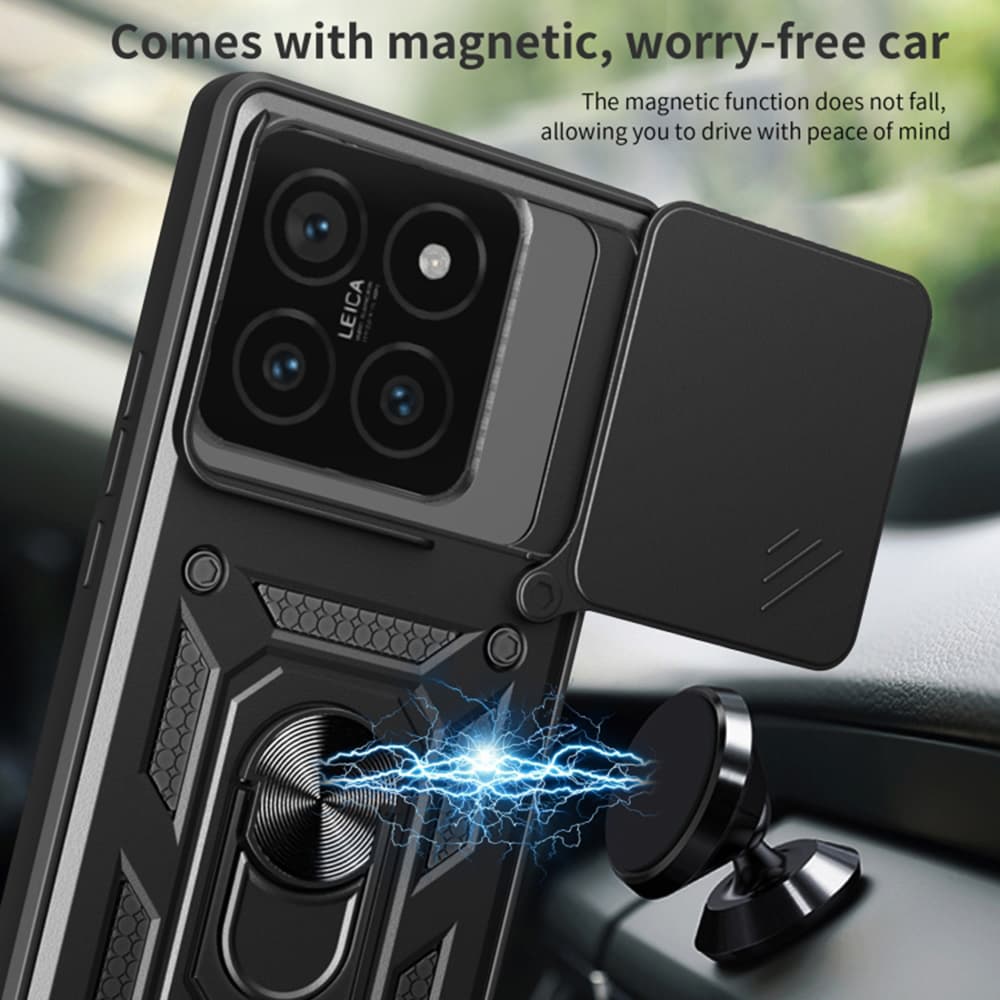 Techsuit CamShield Series pouzdro pro Xiaomi 14T Pro černé - náhled 3