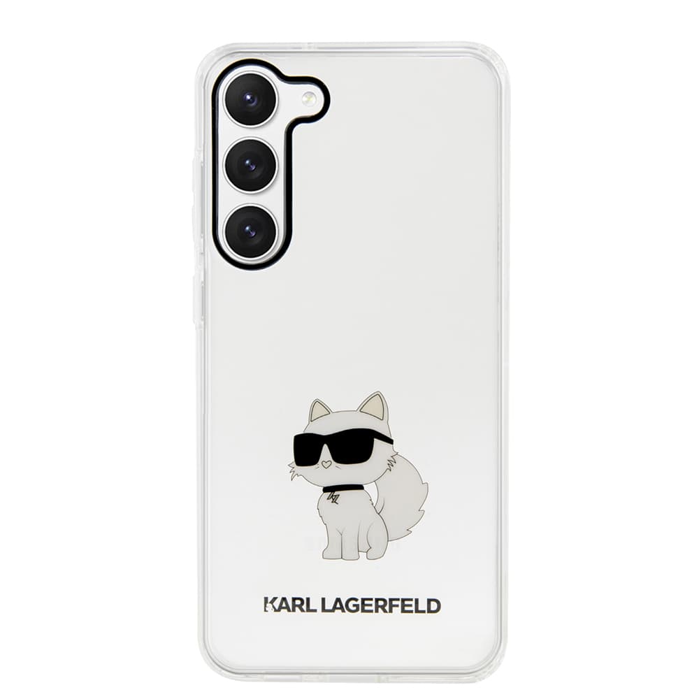 Karl Lagerfeld Hardcase Transparent Samsung Galaxy S23 Ikonik Choupette - náhled 3