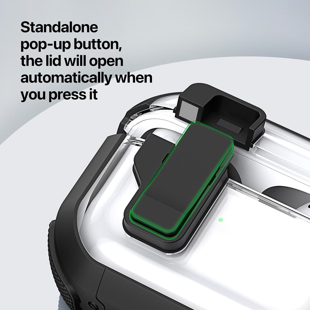 Pouzdro Dux Ducis PECN Series pro Apple AirPods 4 růžová bílá - náhled 3