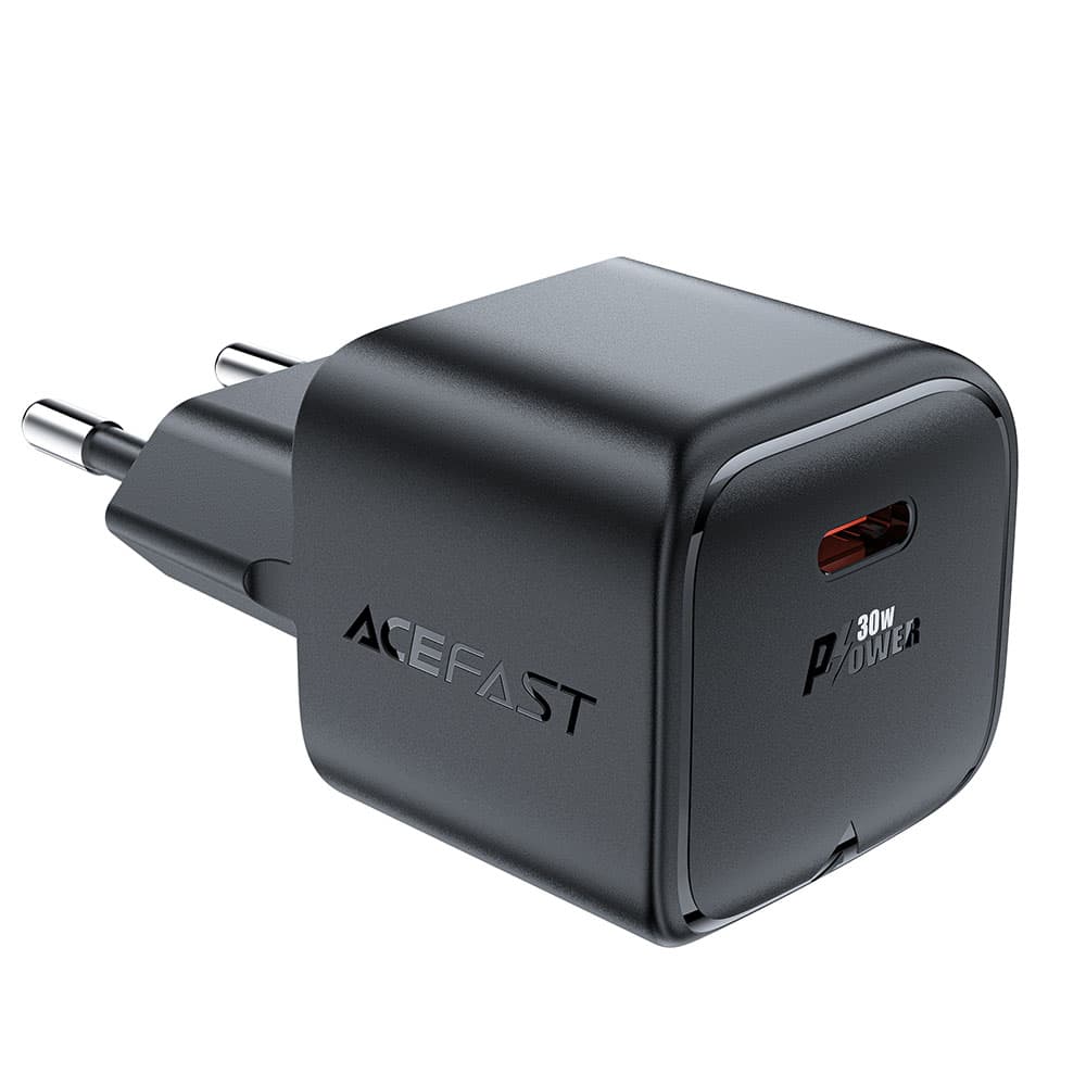 Nabíječka do zdi Acefast A77 Type-C Mini GaN 30W Power Delivery černá - náhled 3