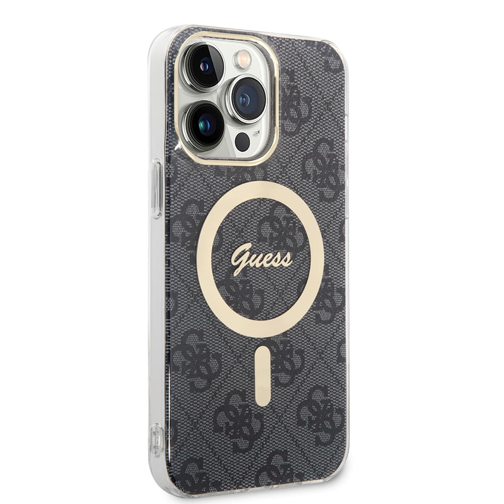 Guess IML 4G MagSafe GUHMP16SH4STK iPhone 16 černý - náhled 3