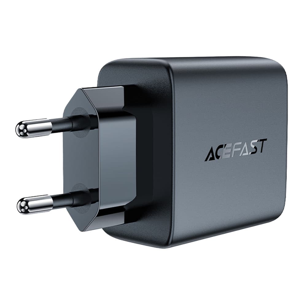 Acefast Wall Charger A49 2x Type-C univerzální nabíječka GaN PD35W černá - náhled 3