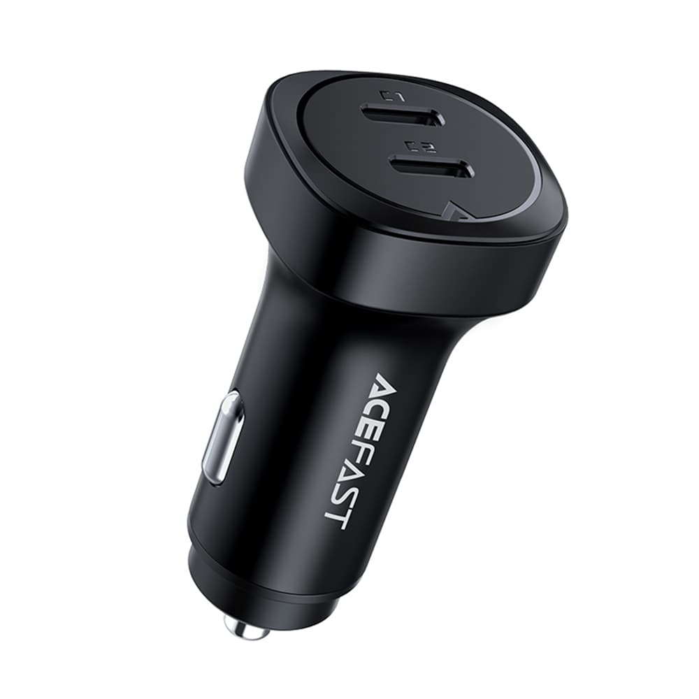 Acefast Car Charger B2 2x Type-C Dual PD Rychlonabíjení 72W Černá - náhled 3