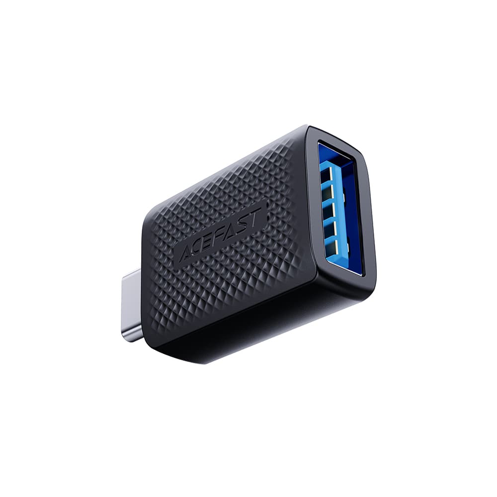 Acefast Adaptér J1 Type-C na USB 3.0 5Gbps Rychlé Nabíjení Přenos Dat Černý - náhled 3