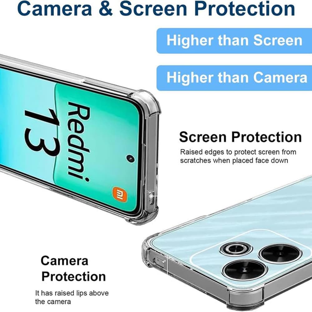 Techsuit Nárazuvzdorný kryt Xiaomi Redmi 13 Poco M6 4G Clear - náhled 3