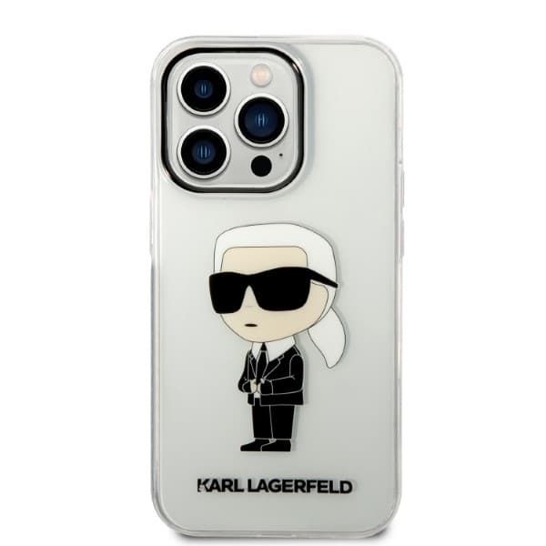 Karl Lagerfeld Hardcase Transparent iPhone 14 Pro Max Ikonik průhledný - náhled 3