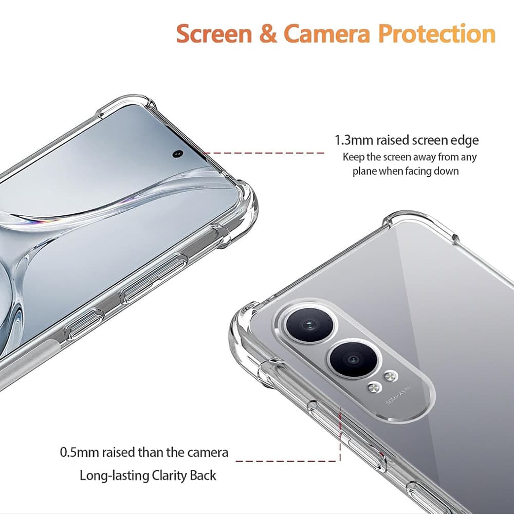 Techsuit Nárazuvzdorný Průhledný Silikon OnePlus Nord CE4 Lite Clear - náhled 3