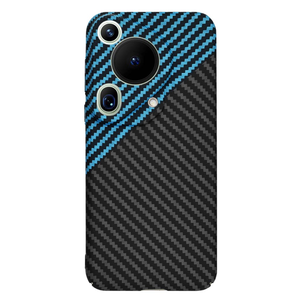 Techsuit Carbonite FiberShell Huawei Pura70 Ultra Blue Pulse - náhled 3