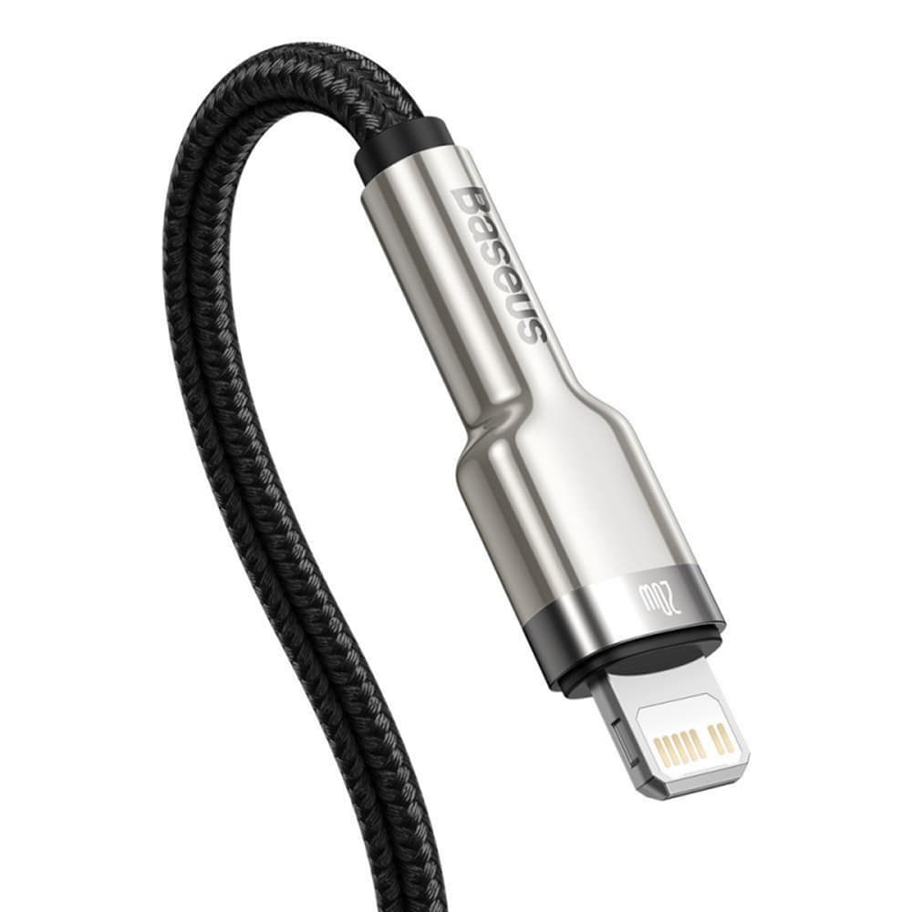 Baseus Kabel Cafule Type-C na Lightning 20W 2m Černý - náhled 3