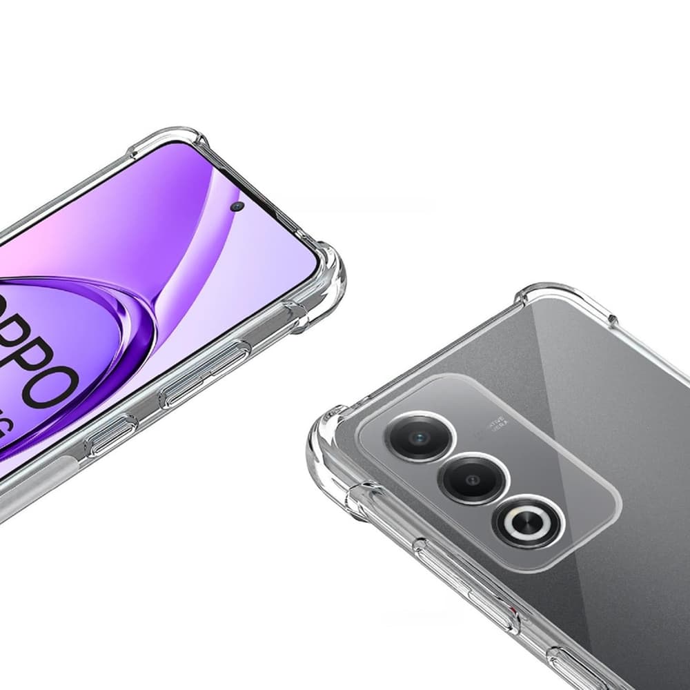Techsuit Shockproof průhledný silikonový obal pro Oppo A80 5G průhledný - náhled 3