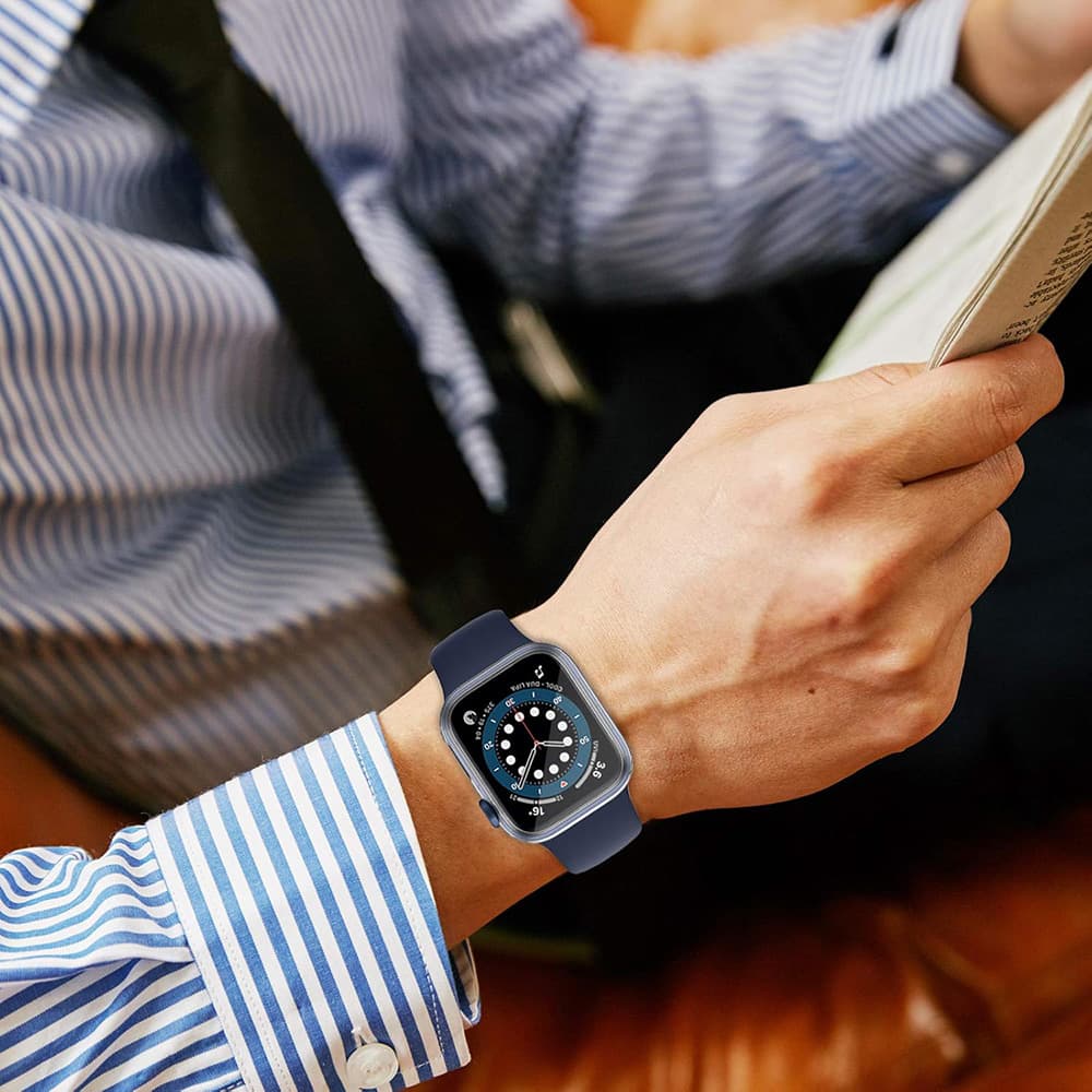 Techsuit Defense360 Pro Apple Watch 4 5 6 SE (40mm) Průhledný - náhled 3