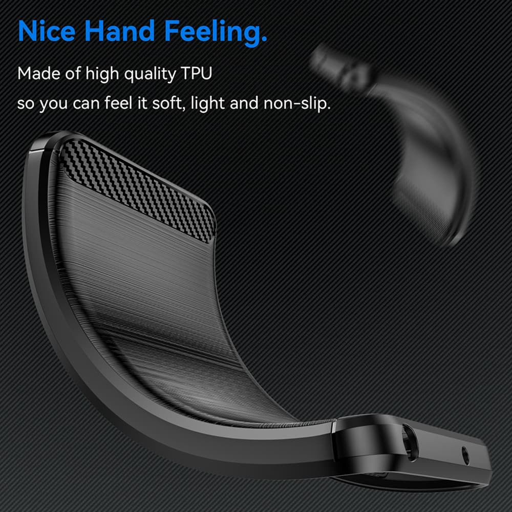 Pouzdro Techsuit Carbon Silicone pro Samsung Galaxy S25 černé - náhled 3