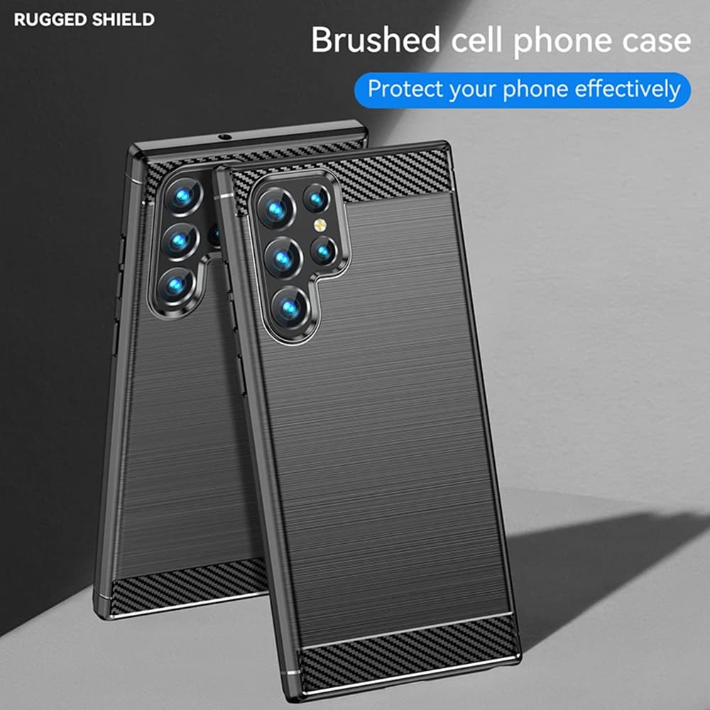 Techsuit Carbon Silicone pro Oppo A40 4G A60 5G černá - náhled 3