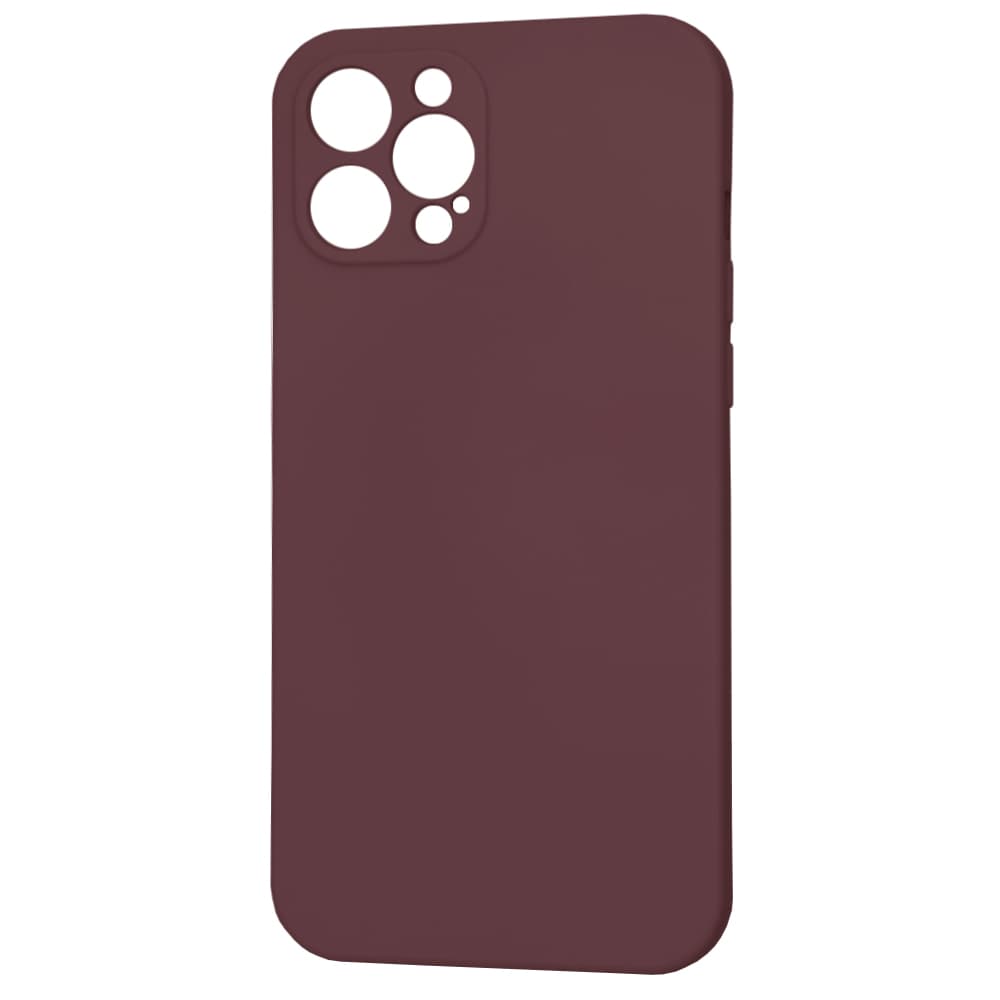 Techsuit SoftFlex MagSafe pro iPhone 12 Pro Max švestkově červená - náhled 3