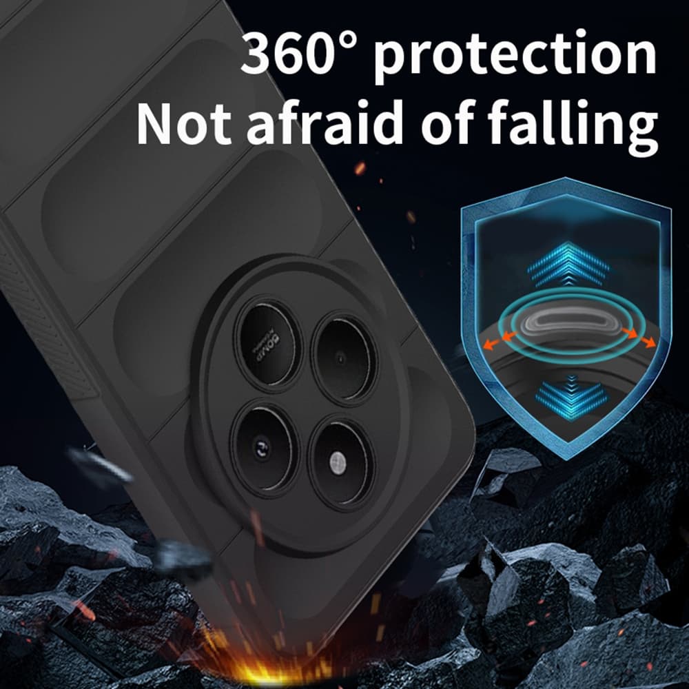 Techsuit Magic Shield pro Xiaomi Redmi 14C Poco C75 červená - náhled 3