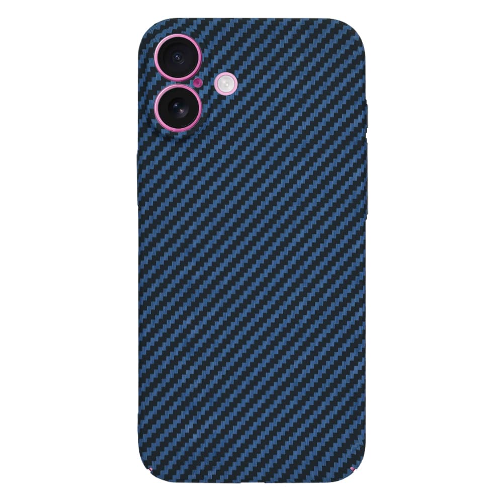 Pouzdro Techsuit Carbonite FiberShell iPhone 16 Plus Cyan - náhled 3
