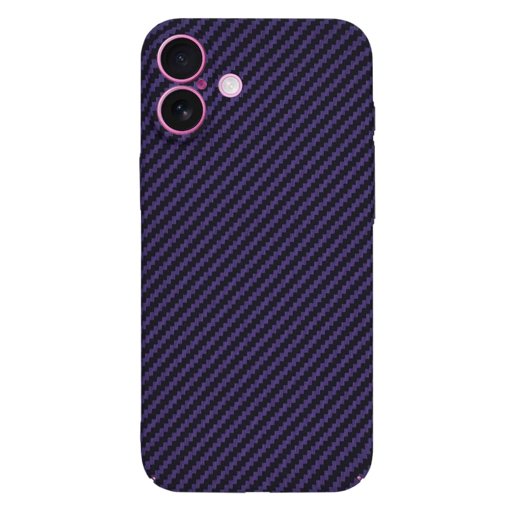 Techsuit Carbonite FiberShell iPhone 16 Plus fialový - náhled 3