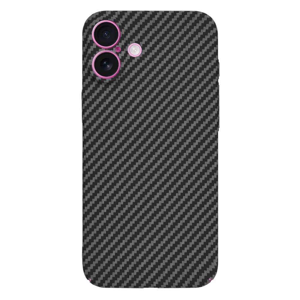 Techsuit Carbonite FiberShell iPhone 16 Plus Black - náhled 3
