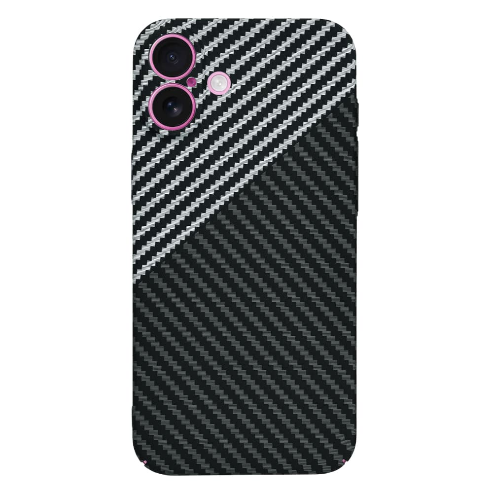 Techsuit Carbonite FiberShell iPhone 16 Plus Stealth Gray - náhled 3