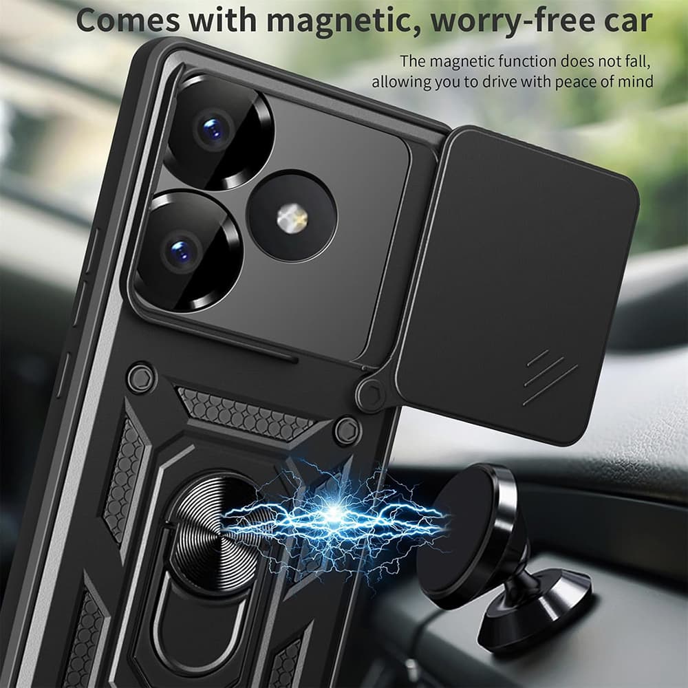 Techsuit CamShield Series Xiaomi Poco F6 Černá - náhled 3