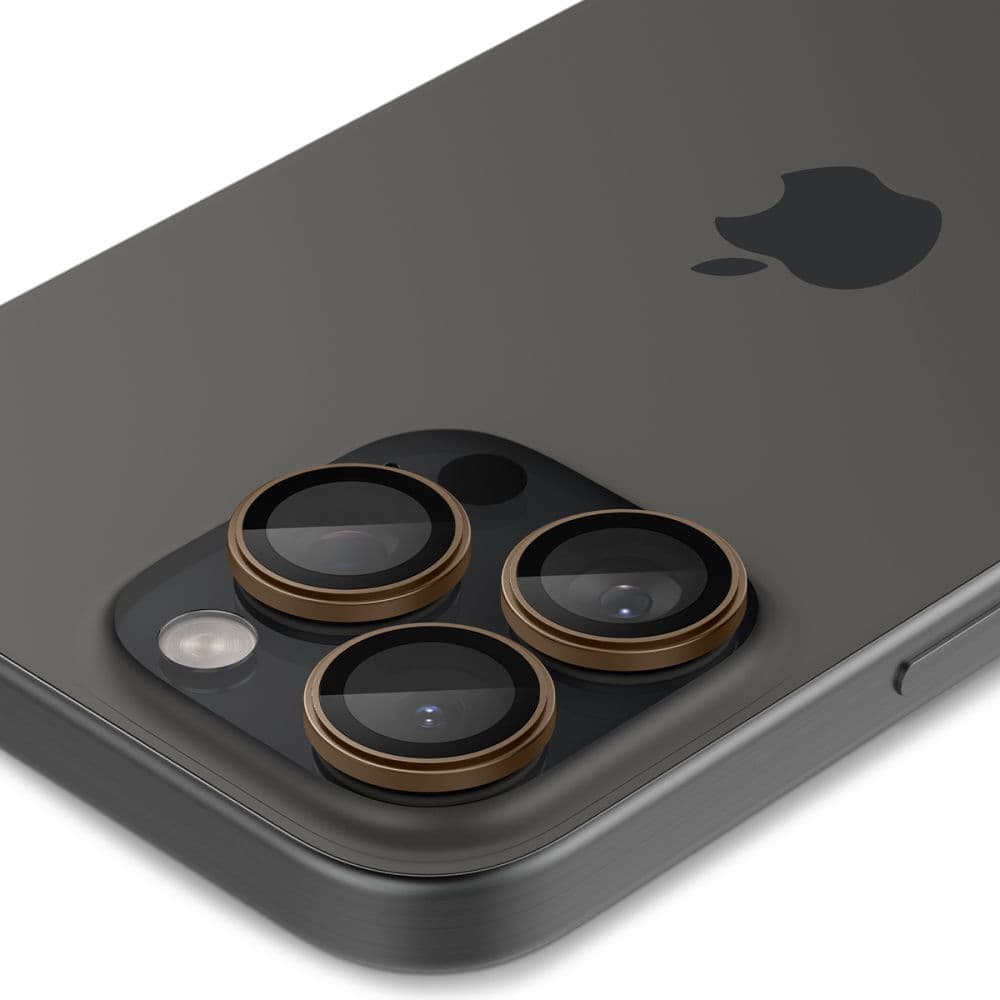 Spigen Optik.tR EZ Fit Pro sklo na kameru (2 ks) iPhone 16 Pro pouštní titan - náhled 3