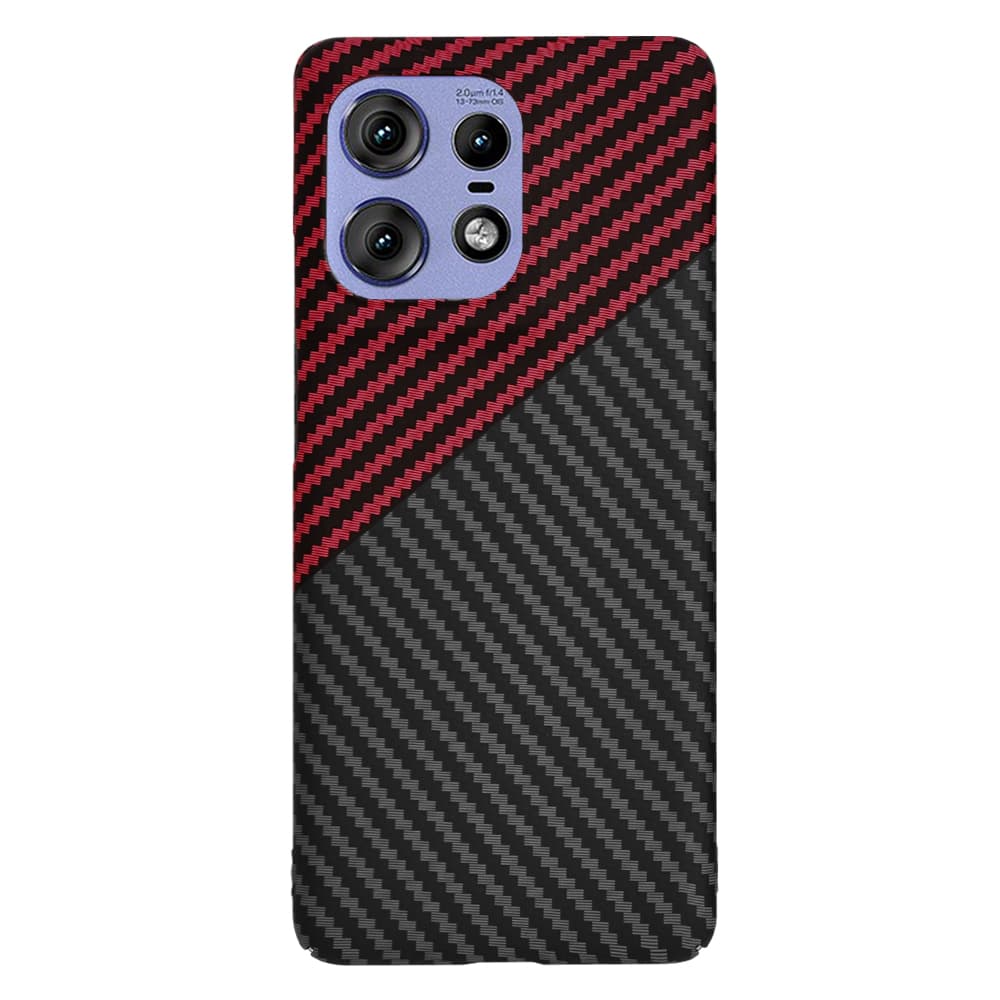 Techsuit Carbonite Motorola Edge 50 Pro Red Vortex pouzdro - náhled 3