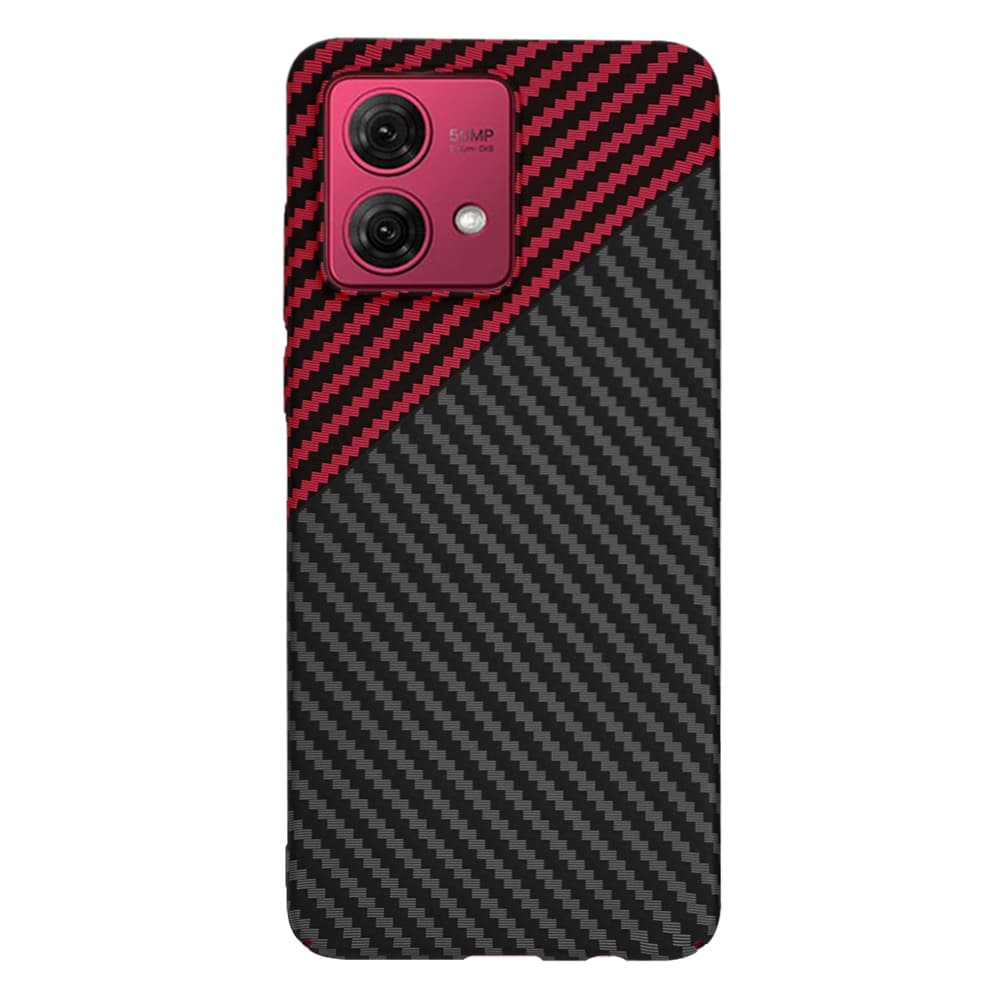 Techsuit Carbonite kryt Motorola Moto G84 Red Vortex - náhled 3
