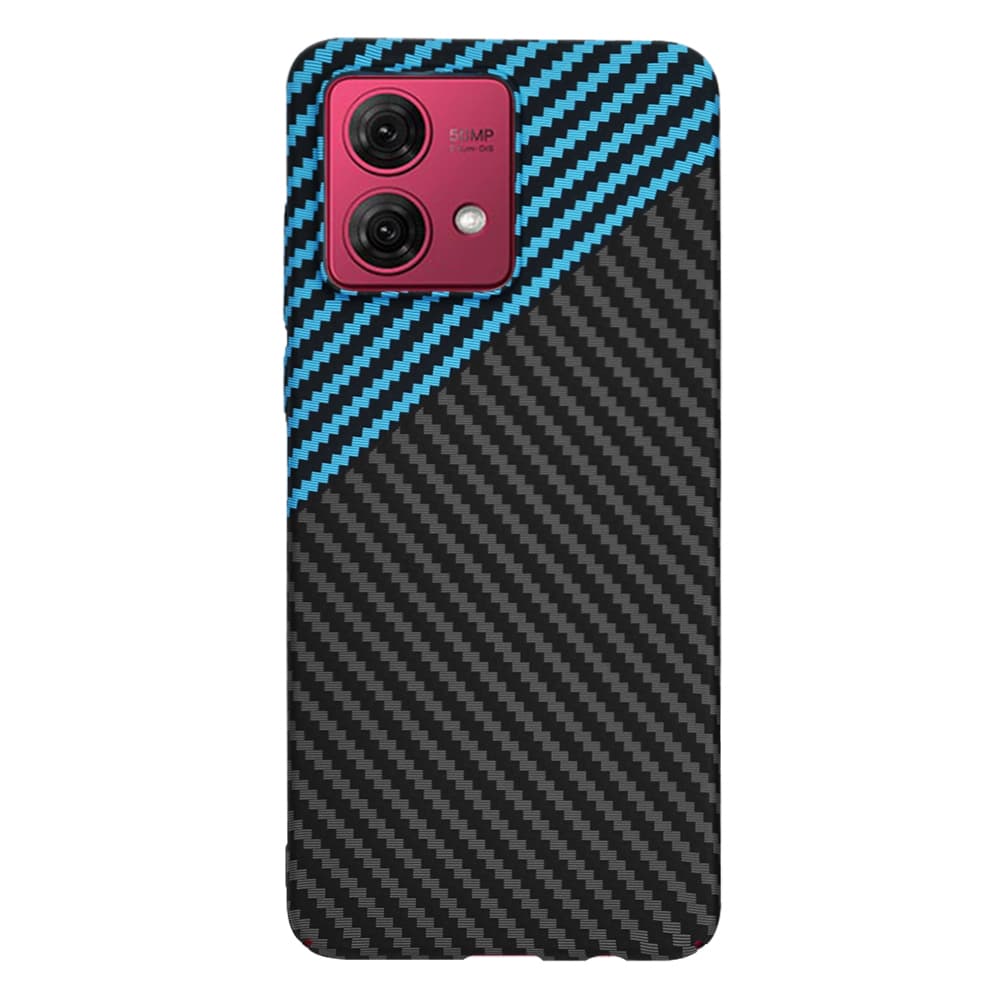 Techsuit Carbonite Motorola Moto G84 Blue Pulse - náhled 3