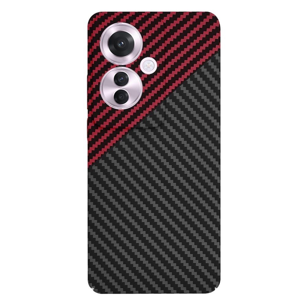 Techsuit Carbonite FiberShell pro Oppo Reno11 F Red Vortex - náhled 3